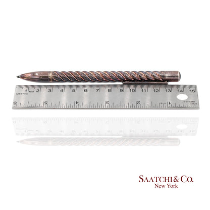 David Yurman Vintage Sterling Silver with Black Onyx Cable Pen