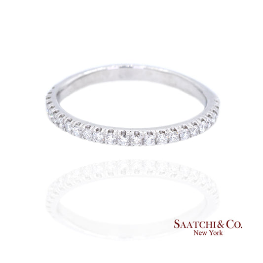 Platinum (950) Band Natural Diamond Ring