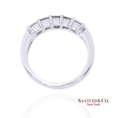 Platinum 950 Natural Baguette Diamond Ring