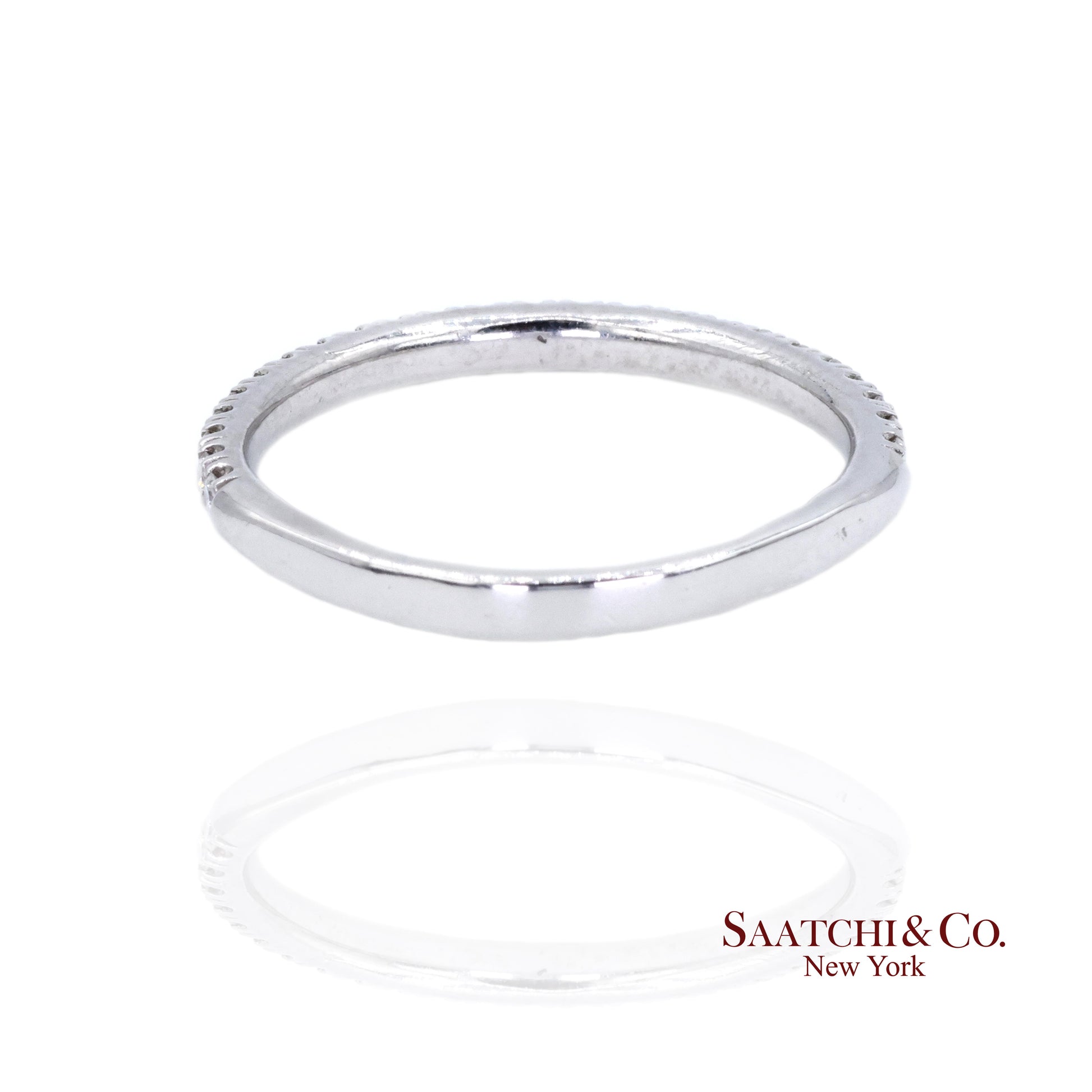 Platinum (950) Band Natural Diamond Ring
