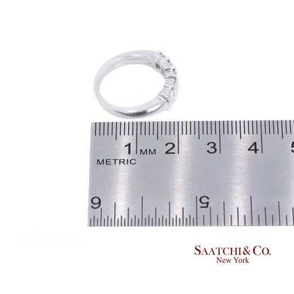 Platinum 950 Natural Baguette Diamond Ring