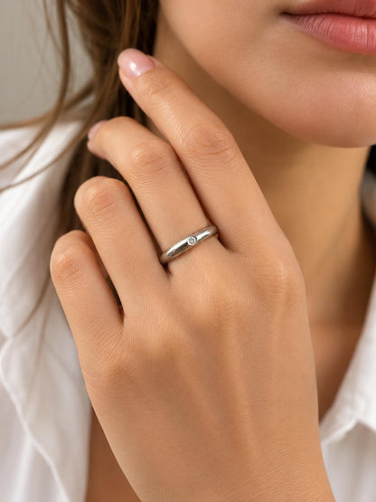 Cartier Platinum 950 Natural Diamond Wedding/Engagement Band Ring