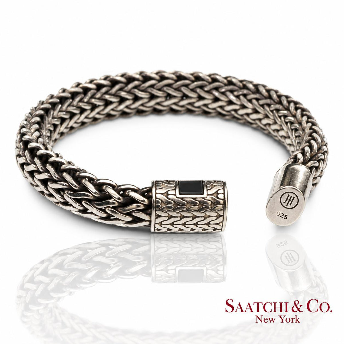 John Hardy Sterling Silver Woven Chain Bracelet