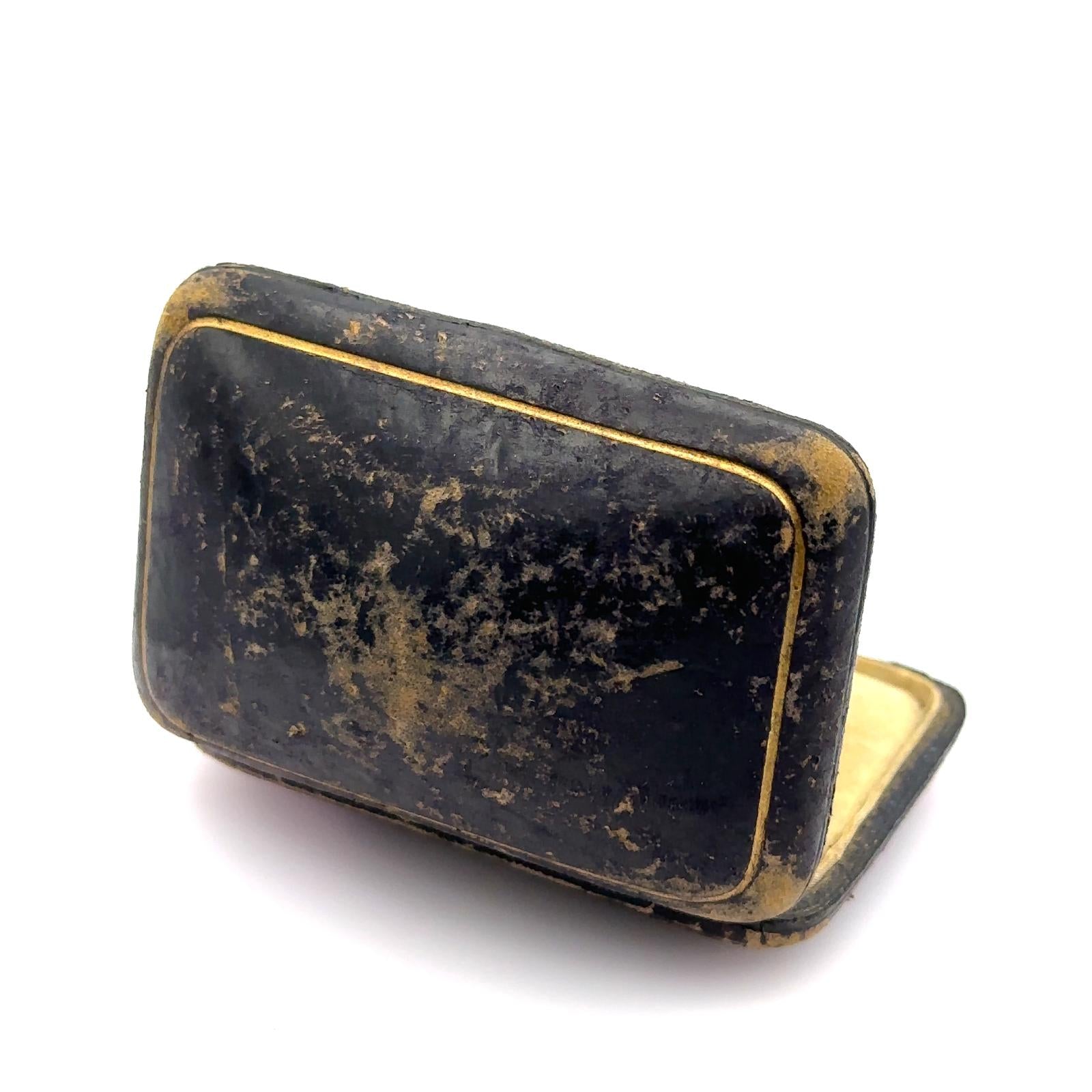 Vintage Natural Sapphire 14K Gold Brooch Pin With Gia Certificate