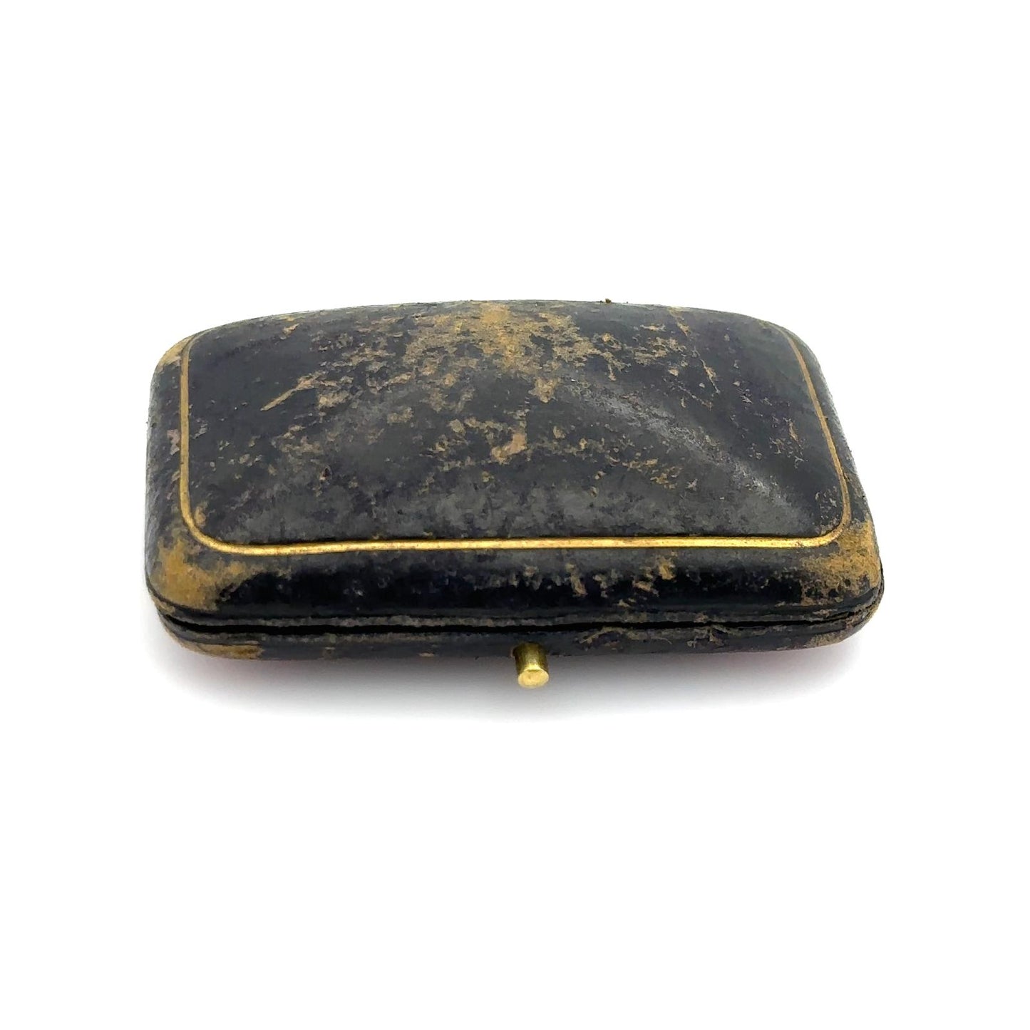 Vintage Natural Sapphire 14K Gold Brooch Pin With Gia Certificate