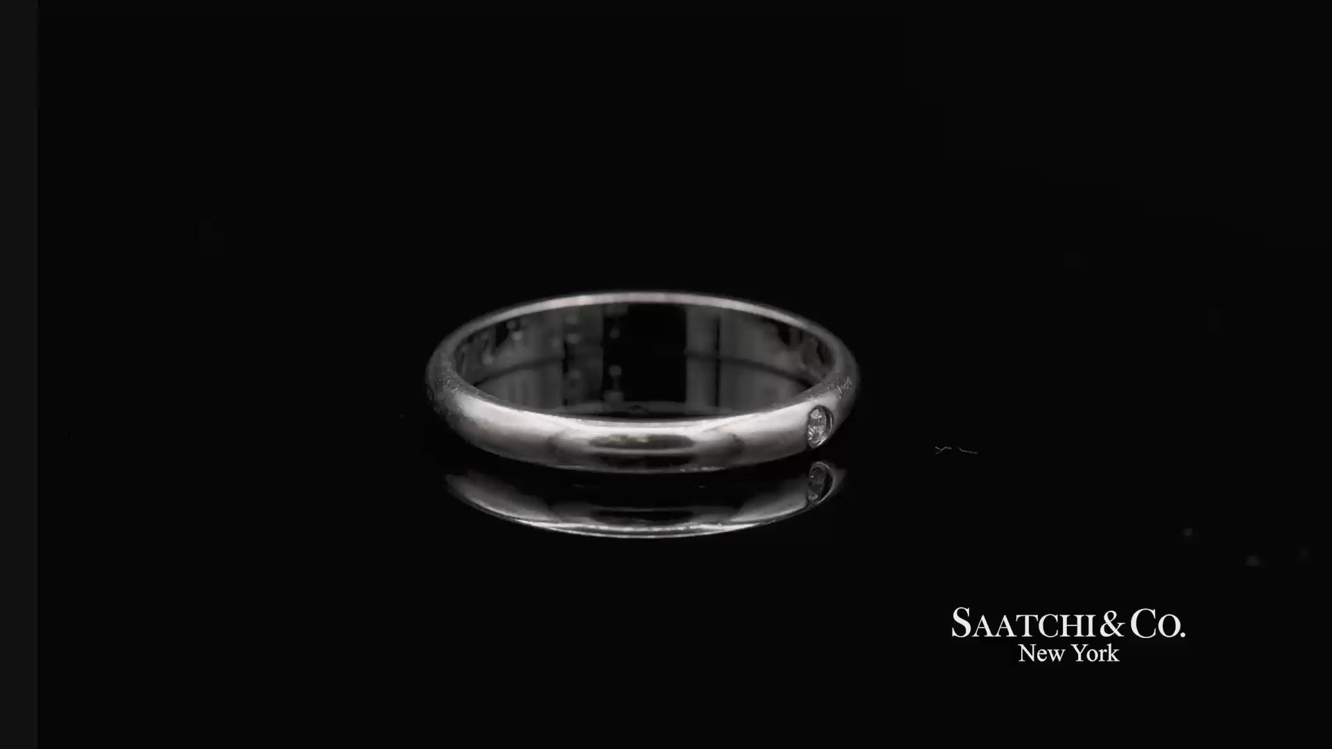 Cartier Platinum 950 Natural Diamond Wedding/Engagement Band Ring