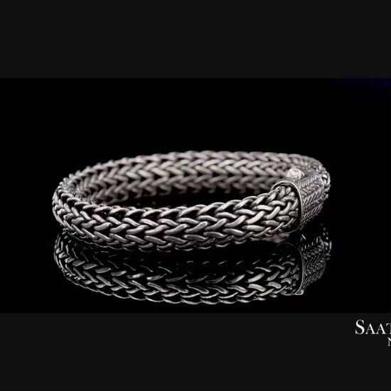 John Hardy Sterling Silver Woven Chain Bracelet