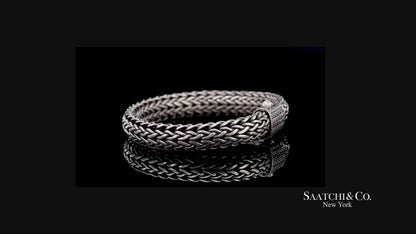 John Hardy Sterling Silver Woven Chain Bracelet