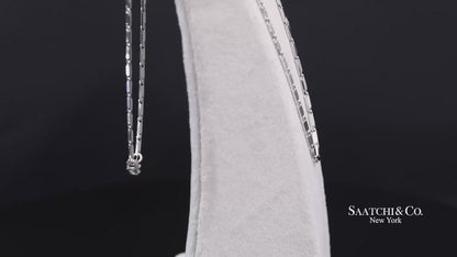 14K(585) Diamond Cut Solid White Gold Chain Necklace