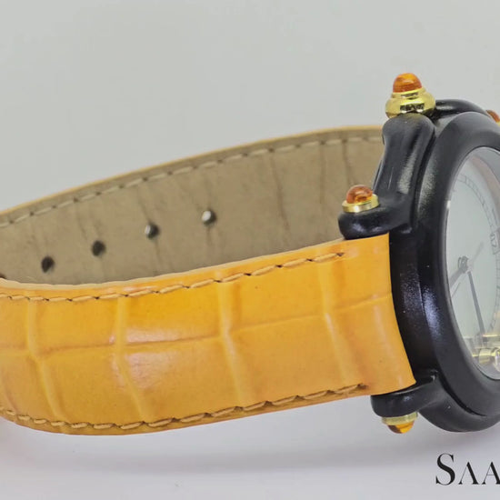 [CHOPARD] Chopard Happy Sports 3P Diamond Yellow Sapphire R. 9644/9999 32mm