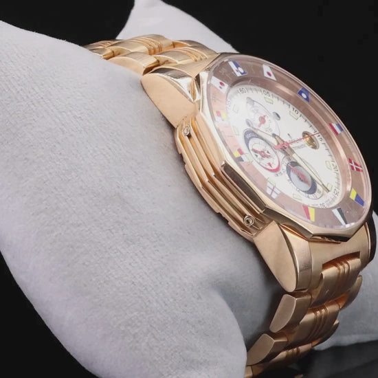 Corum Admiral's Cup Watch 18k Rose Gold Ref. 977.630.55 Men's