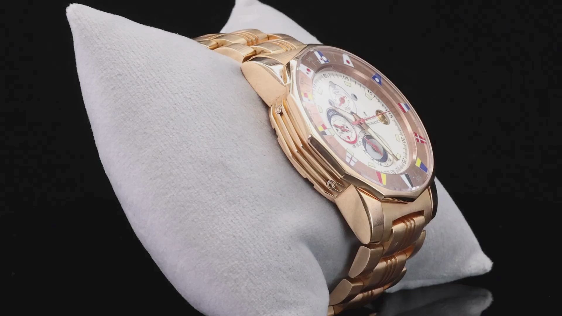 Corum Admiral's Cup Watch 18k Rose Gold Ref. 977.630.55 Men's