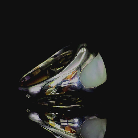 MAUBOUSSIN Blue Violet Iolite Ring 18K (750) White Gold