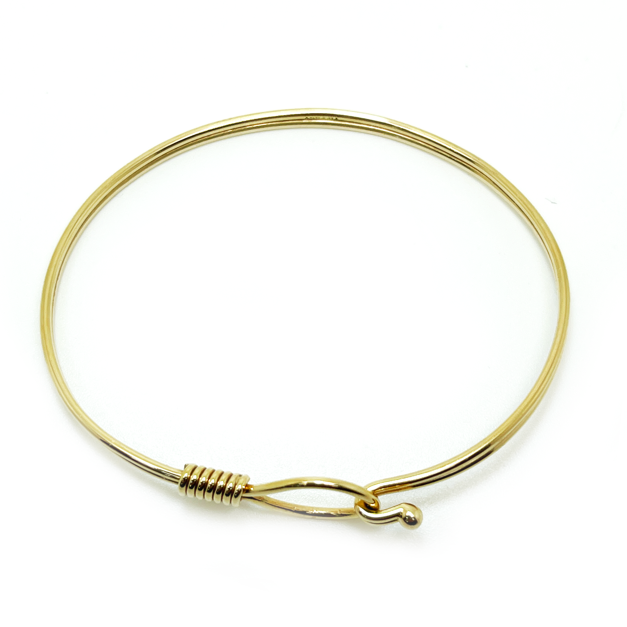 Vintage Tiffany & Co 14K Gold Bangle Bracelet